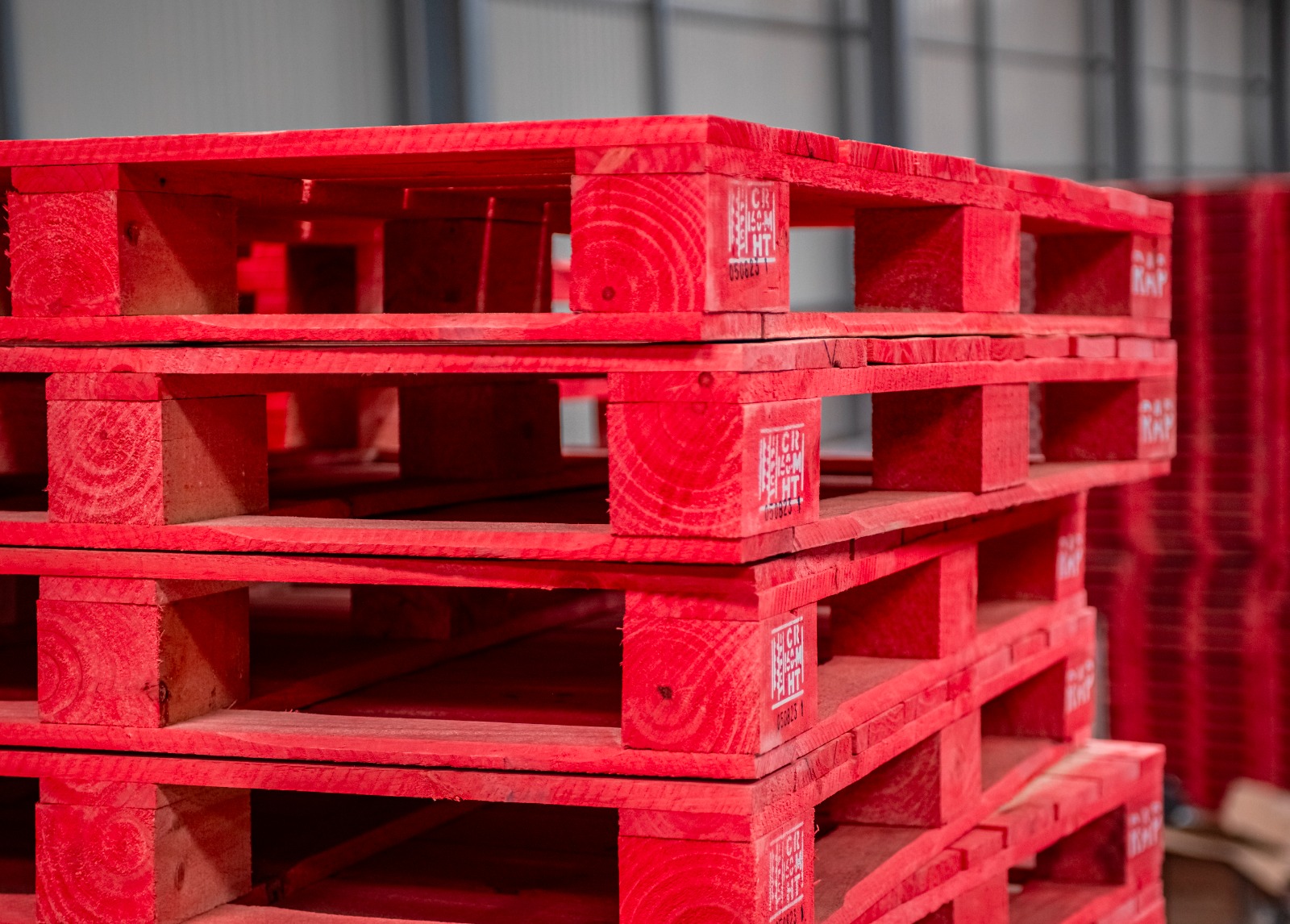 Pallets RAP almacenados